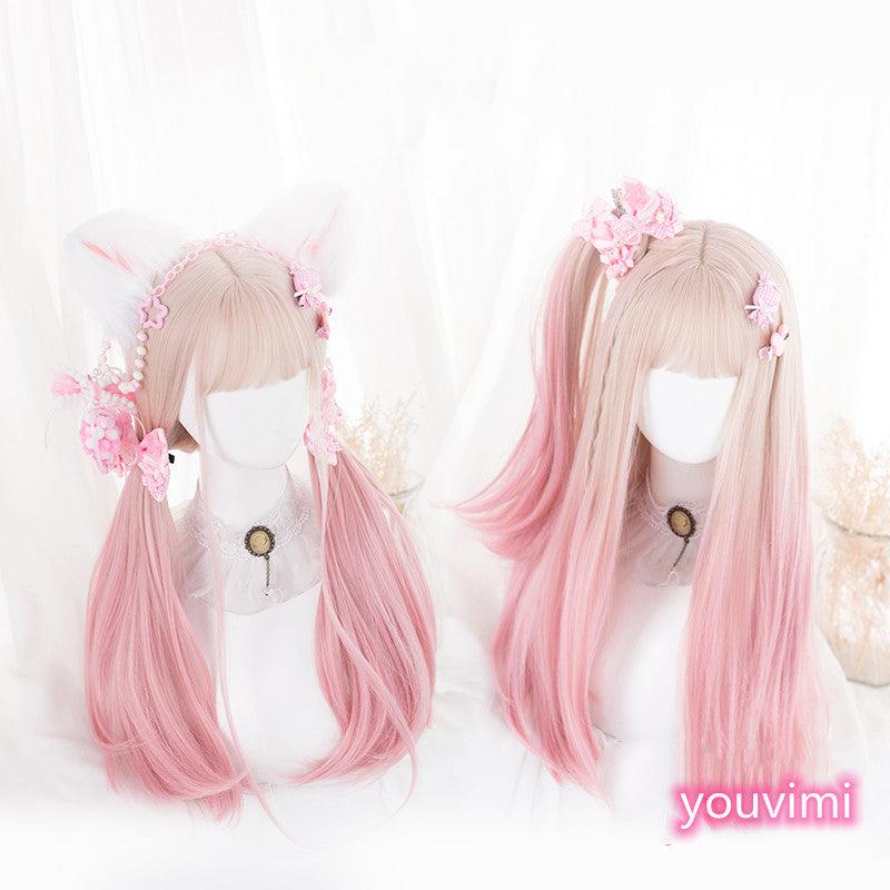 Long Hair |  Lolita Pink Gradient Wig Yv30502