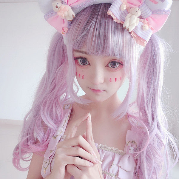 Long Hair |  Lolita Pink Gradient Wig Yv42545