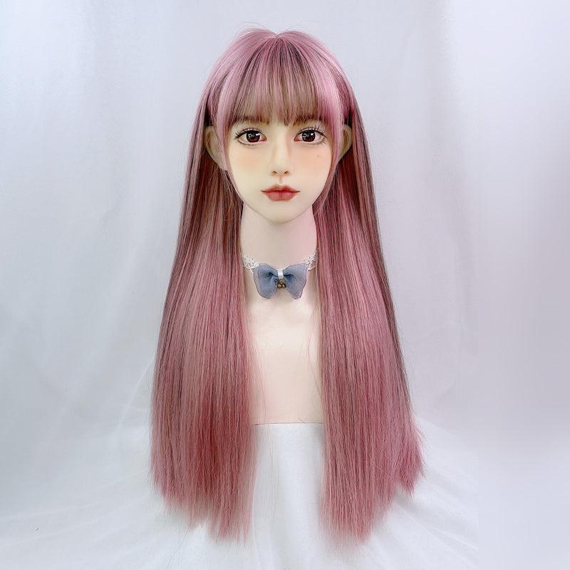 Long Hair |  Lolita Pink Highlight Wig Yv30703