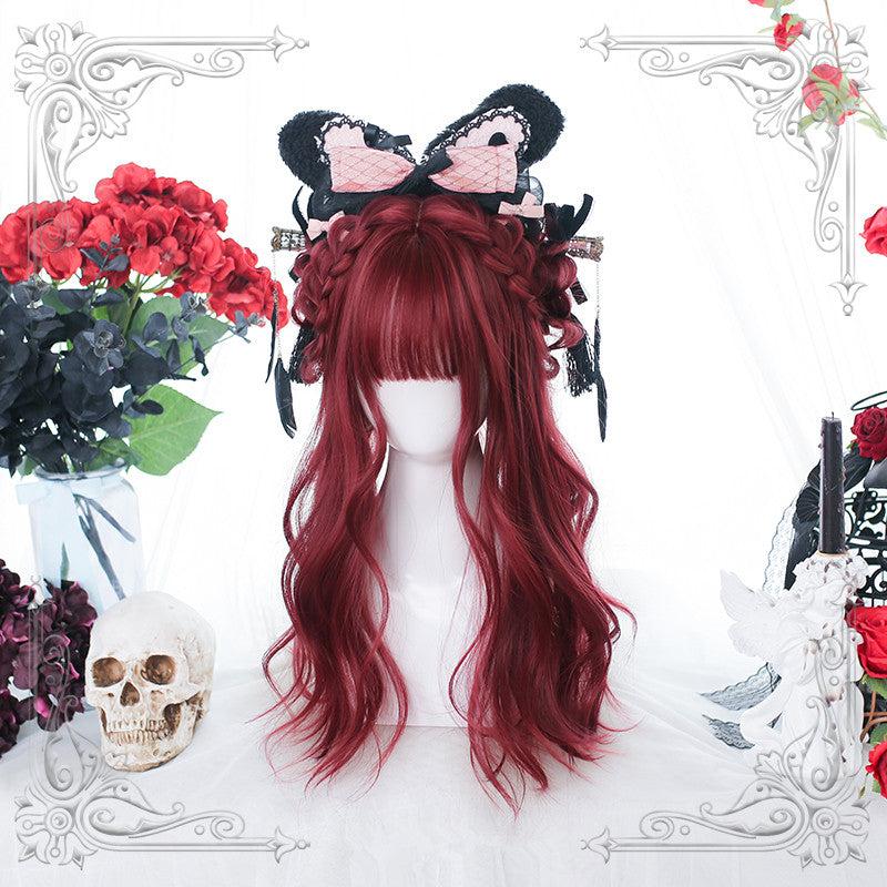 Long Hair |  Lolita Red Curly Wig Yv30341