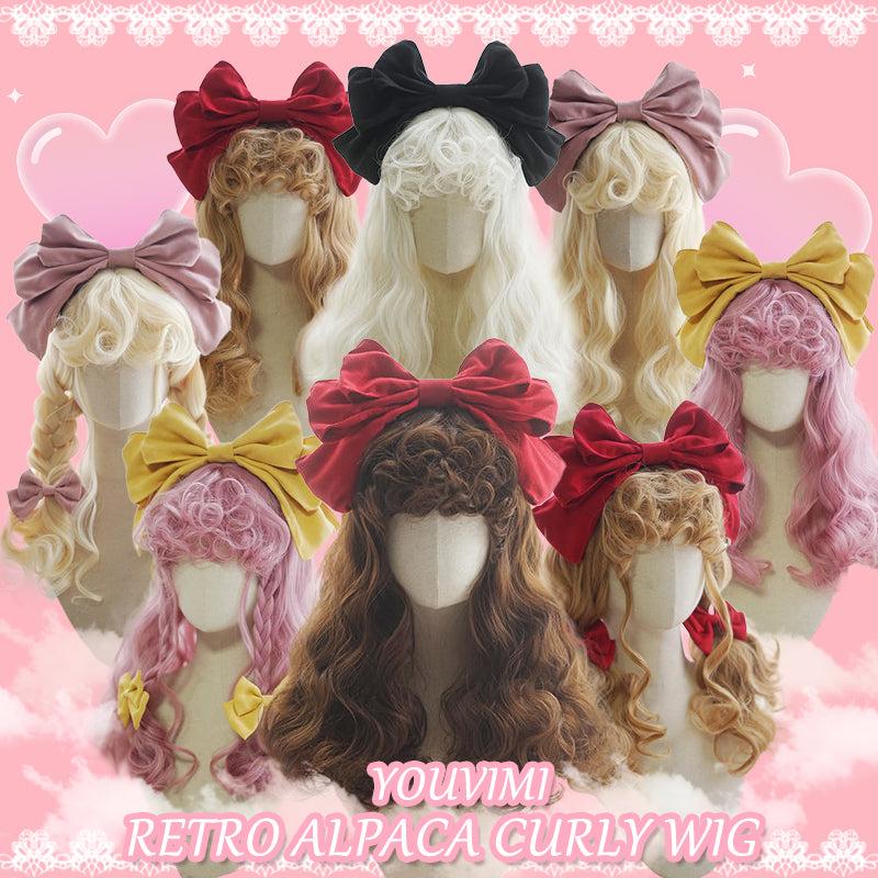 Long Hair |  Lolita Retro Alpaca Curly Wig Yv32142