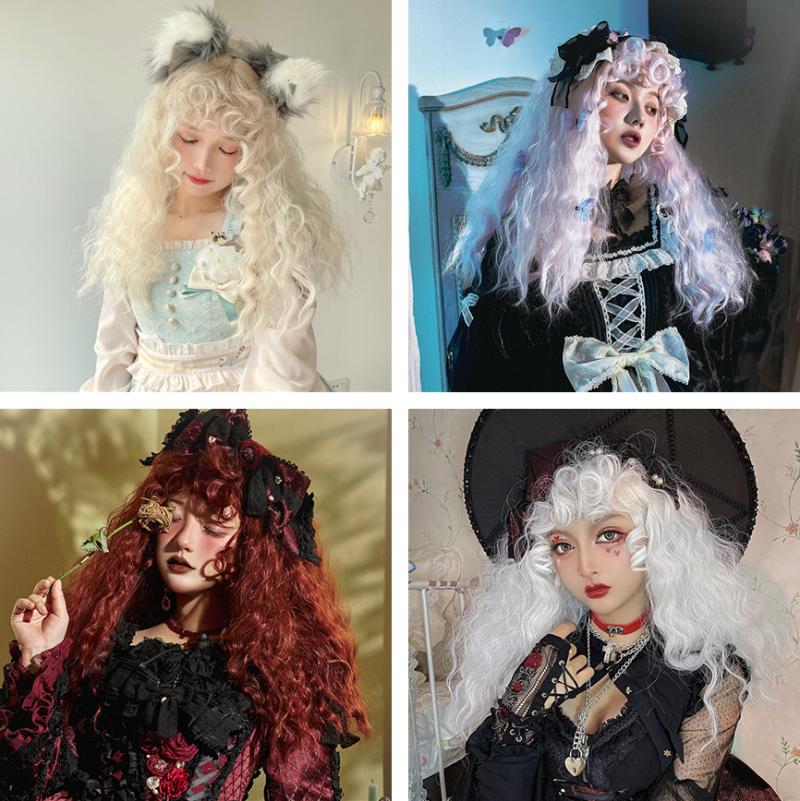 Long Hair |  Lolita Retro Roman Volume Wig Yv30787