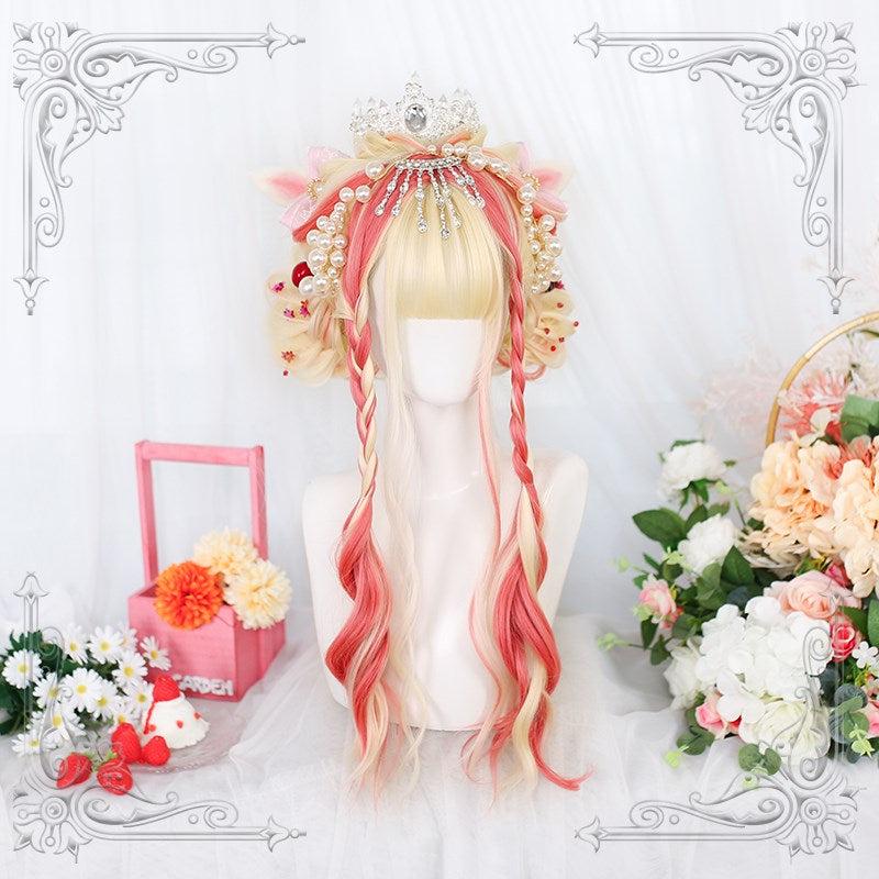 Long Hair |  Lolita Water Ripple Long Curly Wig Yv43797