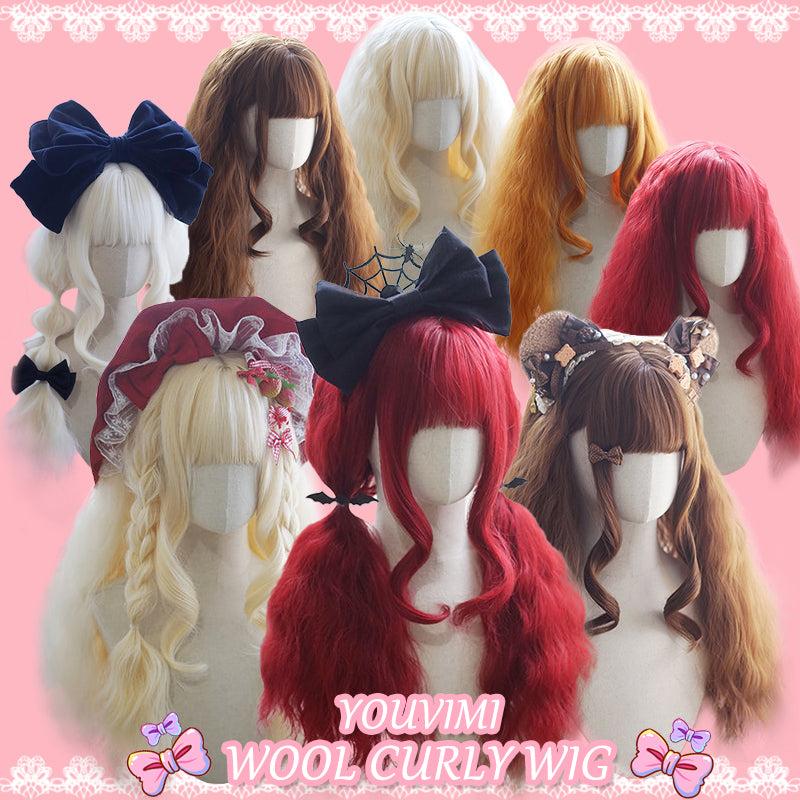 Long Hair |  Lolita Wool Curly Wig Yv32143