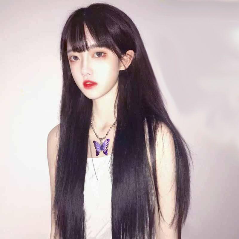 Long Hair |  Natural Black Long Straight Wig Yv43557