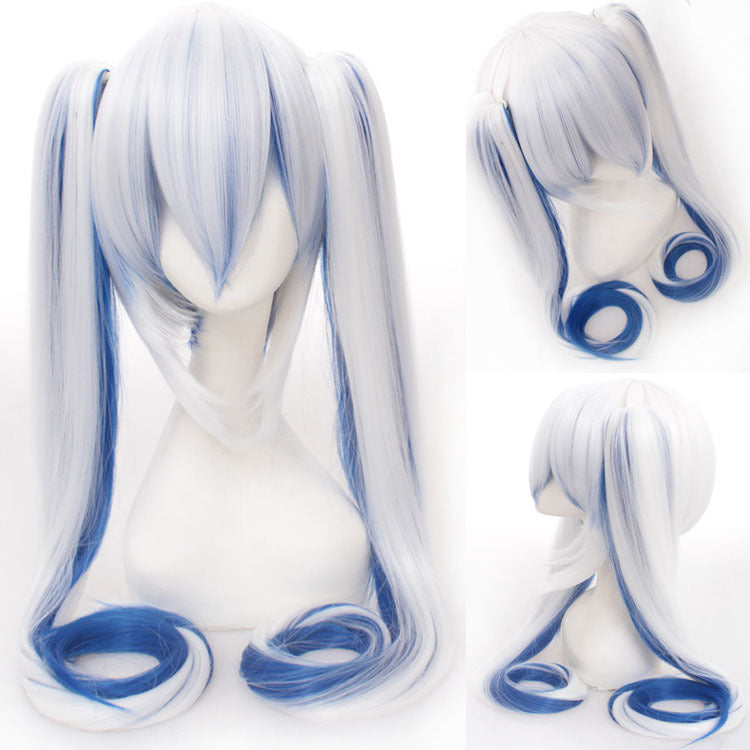 Long Hair |  Snow Hatsune Double Ponytail Cos Wig Yv42519