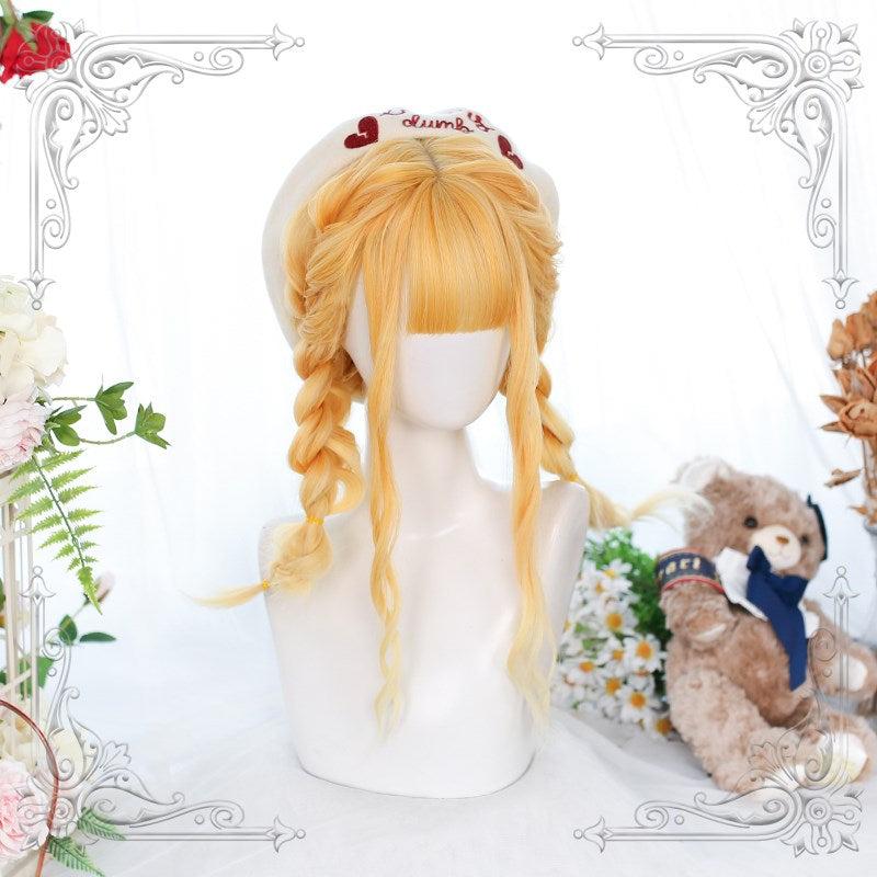 Long Hair |  Sunflower Lolita Water Ripple Wig Yv43381