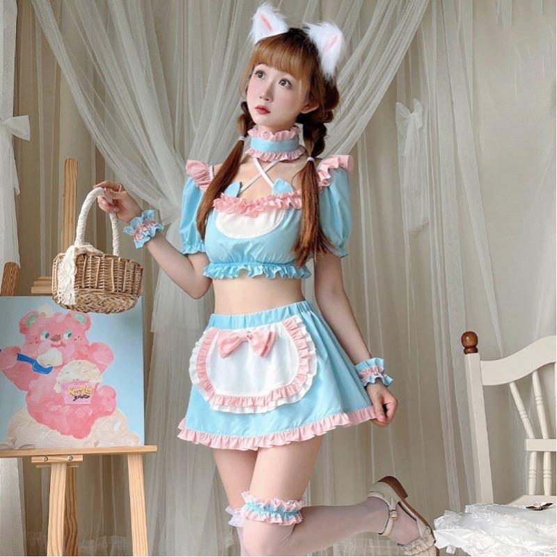 Maid |  Cute Bowknot Maid Suit Yv31658