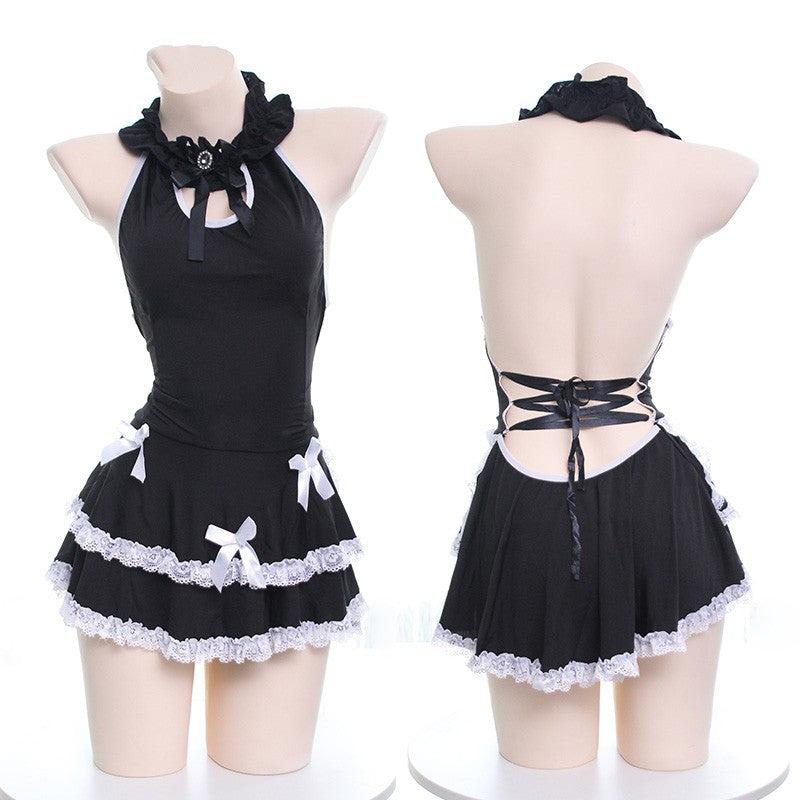 Maid |  Sexy Lace Bow Maid Dress Yv30659