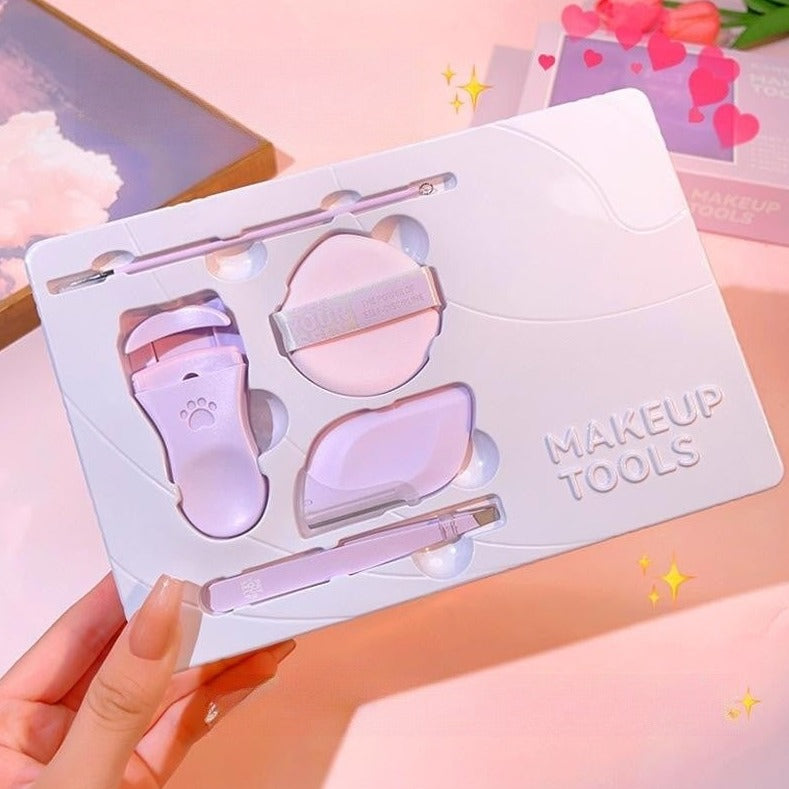 Makeup Tools |  Eyelash Curler Powder Puff Set Yv475949