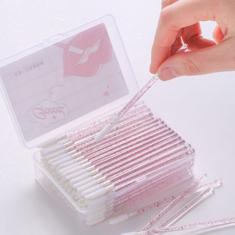 Makeup Tools |  Individually Packaged 100 Disposable Lip Brush Sticks Yv475705