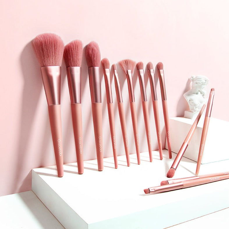 Makeup Tools |  Natural Portable Concealer Makeup Brush Set Yv475769