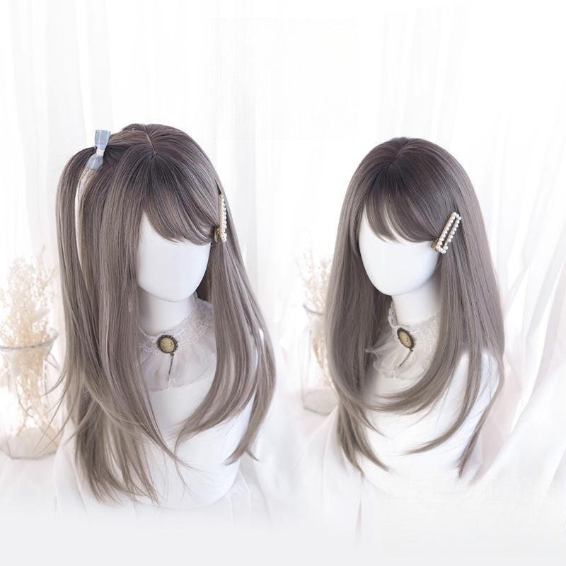 Medium Long Hair |  Broken Hair Natural Lolita Medium Long Hair Wig Yv476035