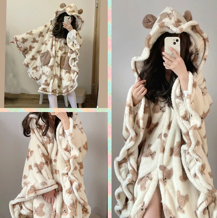 Pajamas |  Cute Bear Cape Pajamas Yv31357