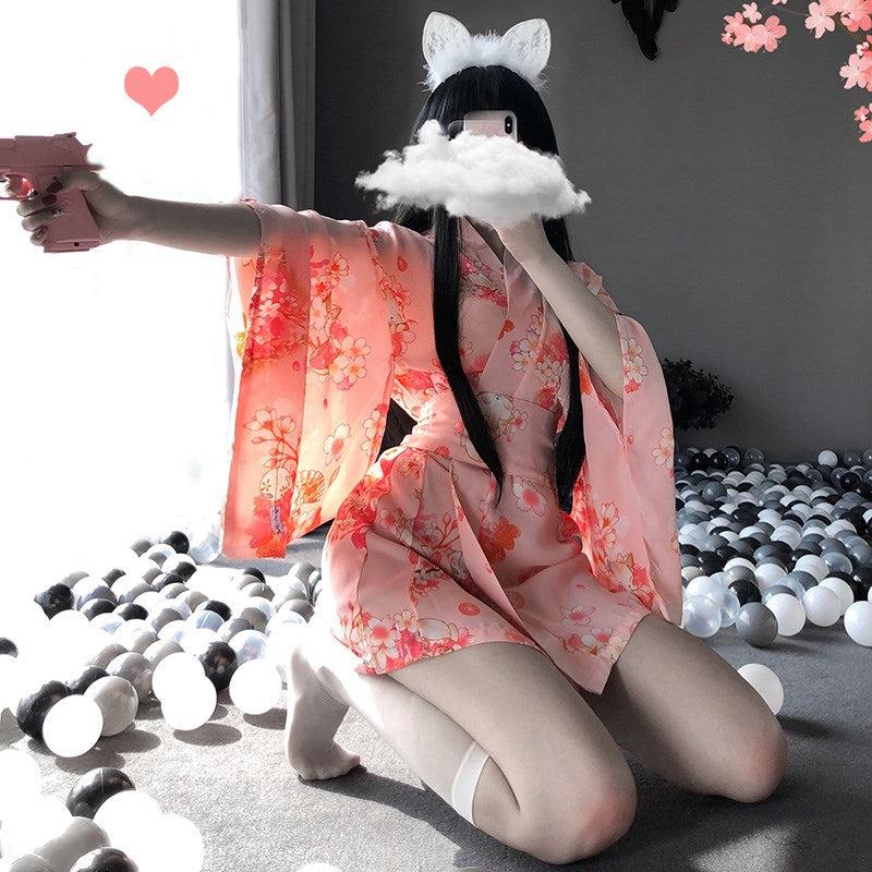 Pajamas |  Jfashion Kimono Uniform Temptation Suit Yv43802