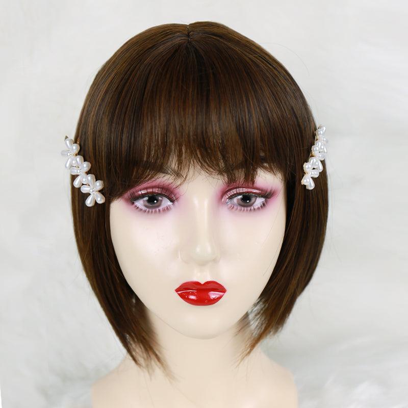 Short Hair |  Cute Brown Short Wig 3003