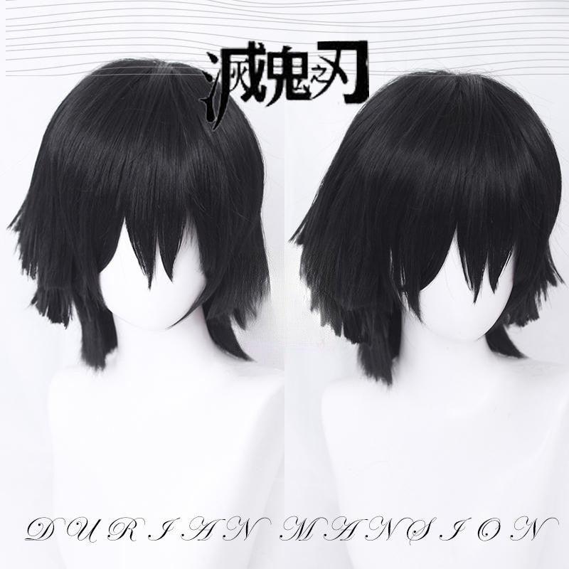 Short Hair |  Demon Slayer Iguro Obanai Cosplay Wig Yv475996