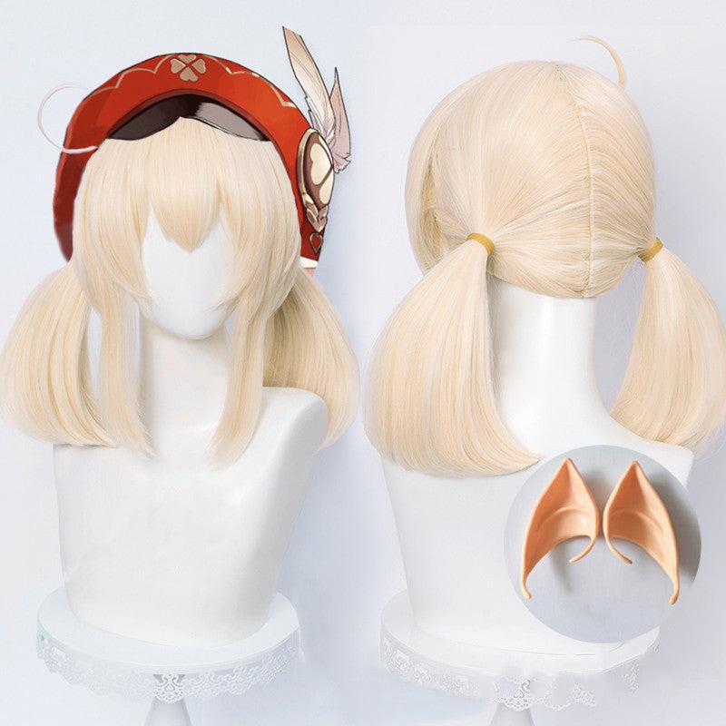 Short Hair |  Double Ponytail Gradient Hair Wig  Yv47001