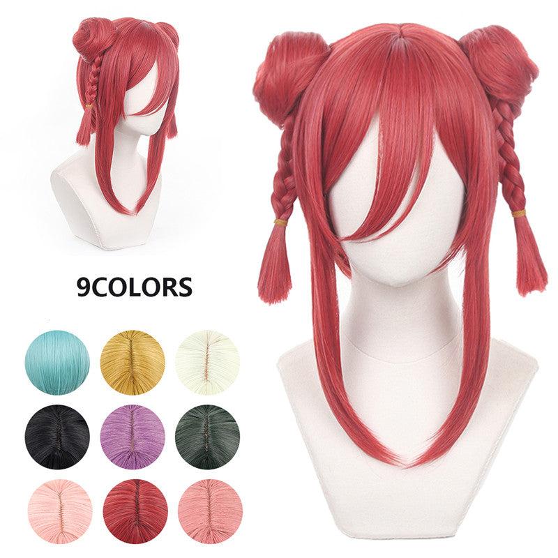 Straight Hair |  Cosplay Ball Head Wig Yv31799