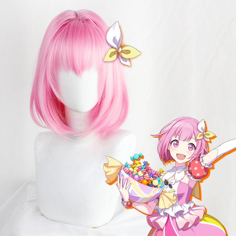 Straight Hair |  Fenghuimeng Cosplay Pink Wig Yv30128