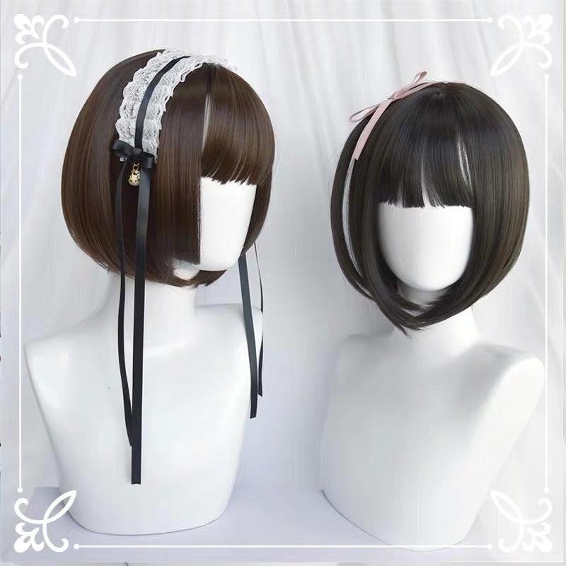 Straight Hair |  Japanese Cute Short Wig Yv31019