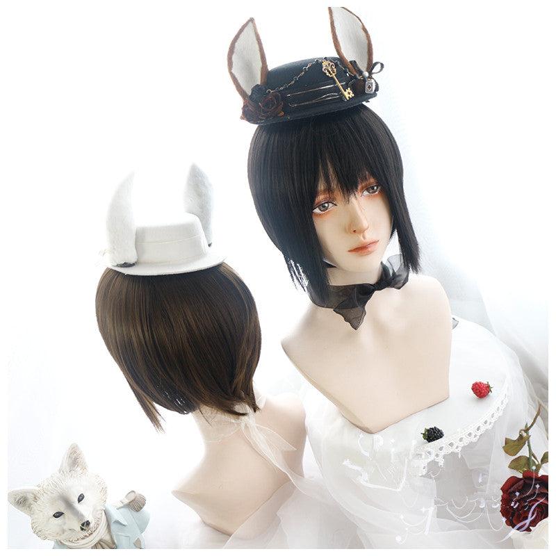 Straight Hair |  Lolita Gay Short Wig Yv30982