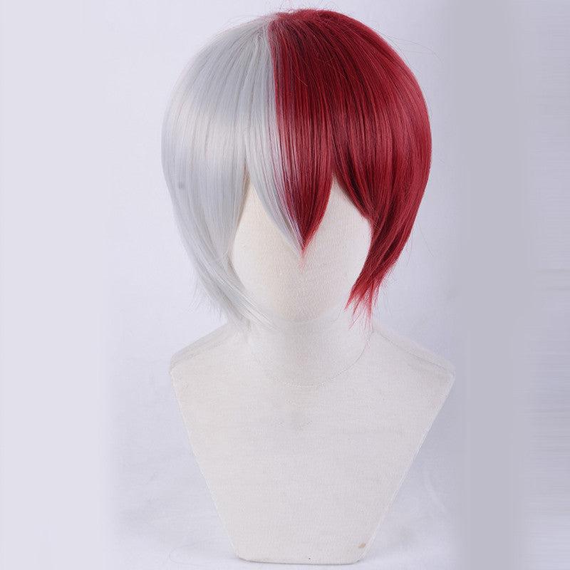 Straight Hair |  Red And White Style Cosplay Wig Yv47355