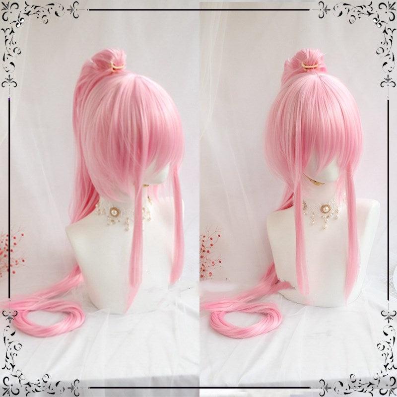 Straight Hair |  Zero Two Ponytail Cosplay Wig Yv30115