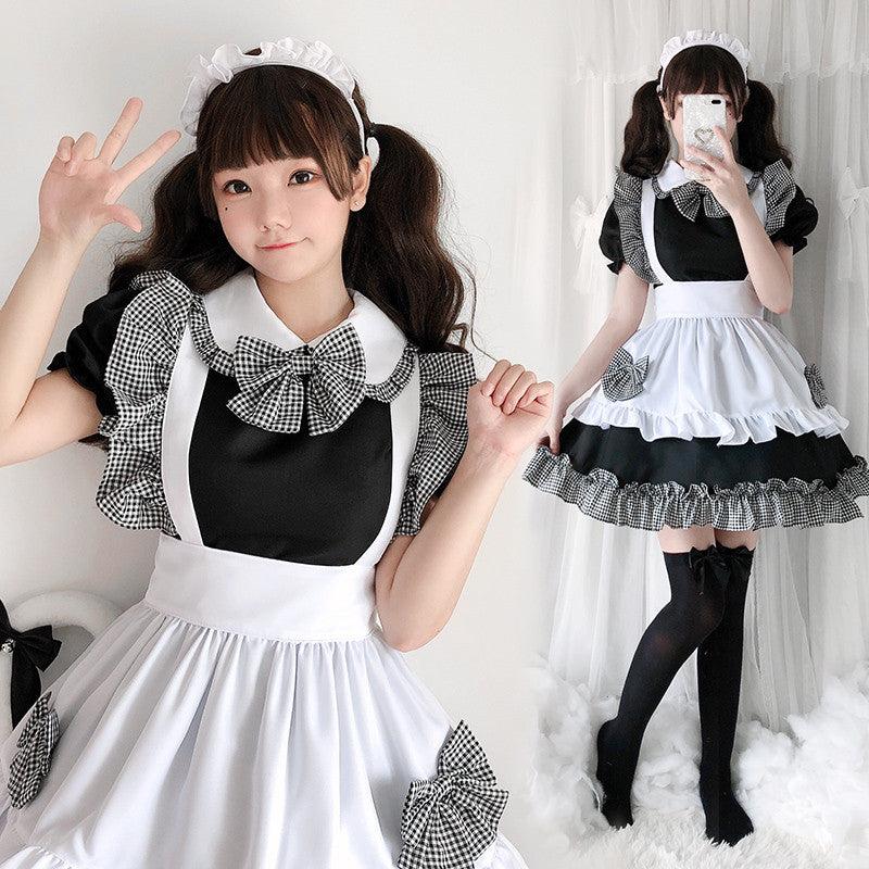 Maid |  Lolita Bow Maid Dress Suit Yv43632