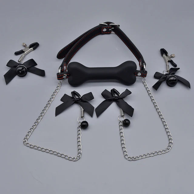 Props |  Puppy Bone Gag Leash Yv32028