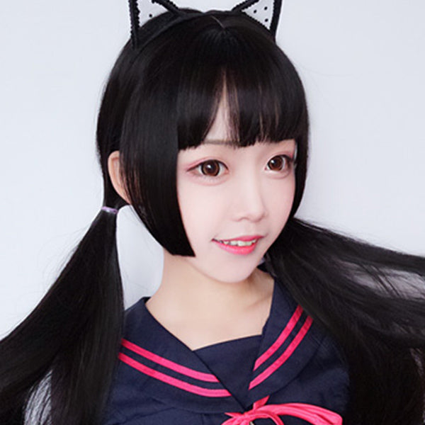 Long Hair |  Japanese Cos Princess Cut Bangs Wig Yv42747