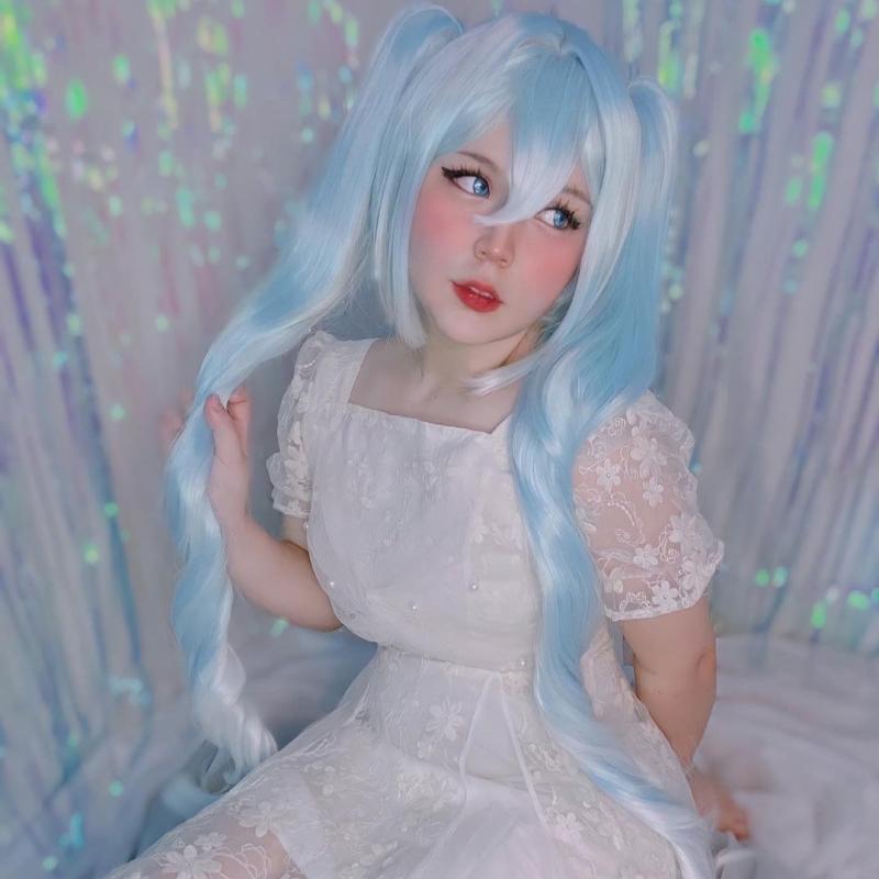 Long Hair |  Snow Miku Princess Cosplay Wig Yv30132