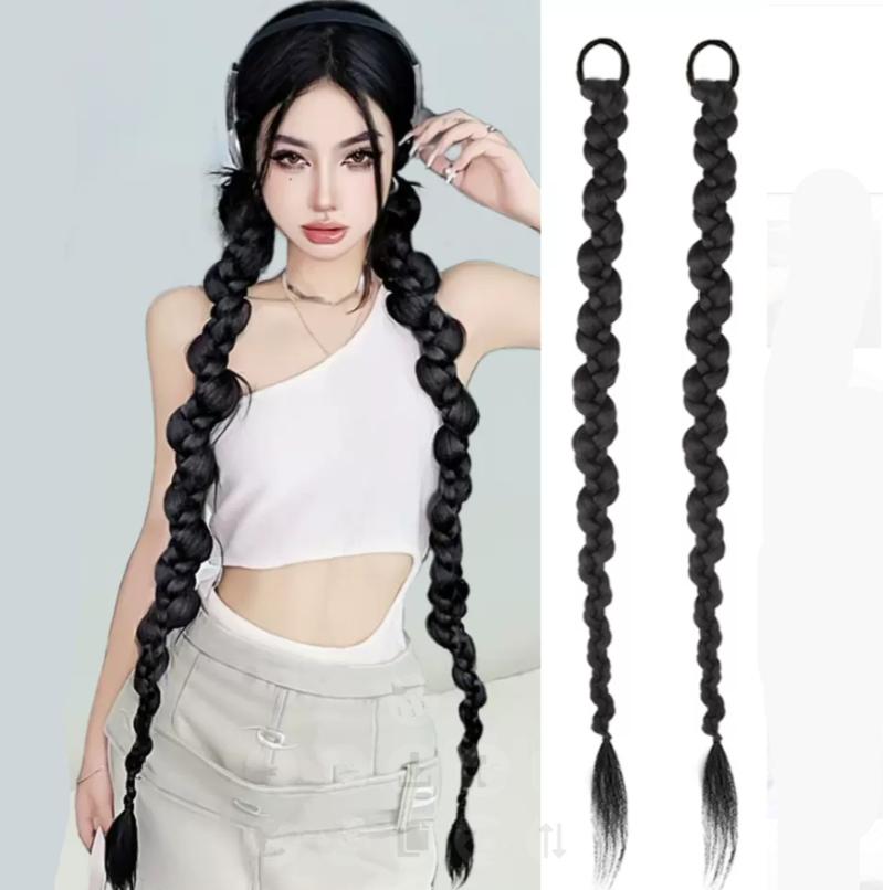 Long Hair |  Twist Ponytail Braid Wig Yv31273