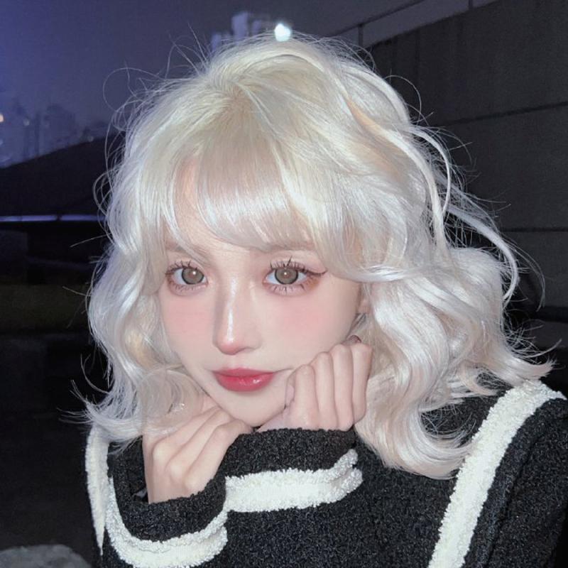 Curls Hair |  Lolita Barbie Curly Blonde Wig Yv31109