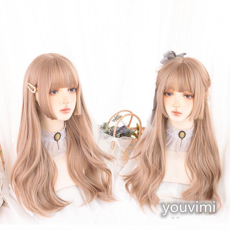 Long Hair |  Lolita Milk Brown Long Wig Yv30707