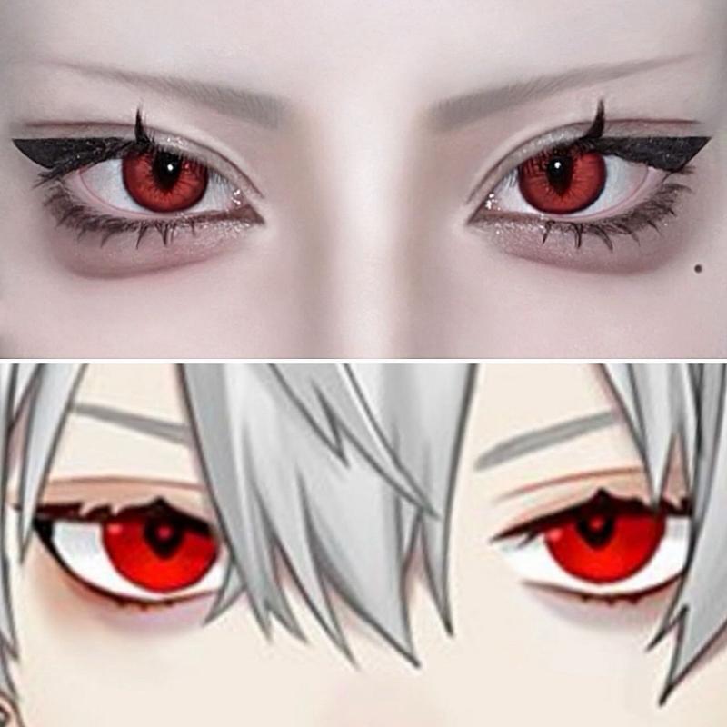 6 Months |  Cosplay Anime Contact Lenses (Two Pieces) Yv31997