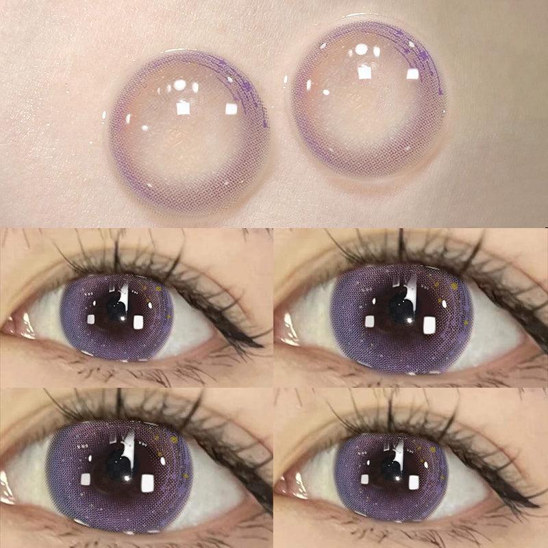 6 Months |  Purple Contact Lenses (Two Pieces) Yv31373