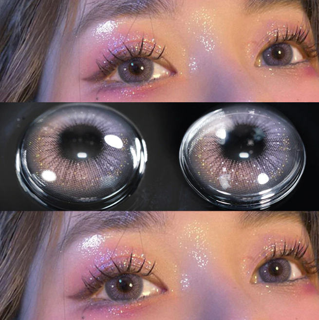 6 Months |  Purple Pink Contact Lenses (Two Pieces) Yv30803